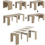 Dmora Konsolentisch 51 x 78 x 90 cm braun