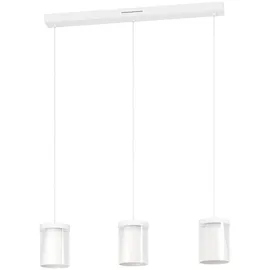 EGLO LED-Pendelleuchte Chiusello-Z 3-flammig RGB/CCT 81 cm x 24,5 cm Weiß