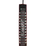 Mikado Abhakmatte Jaws Soft Schwarz 130 x 30 cm