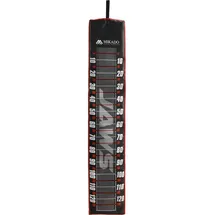 Mikado Abhakmatte Jaws Soft Schwarz 130 x 30 cm