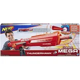 NERF Mega Thunderhawk, Spielzeugblaster mit Slide-Magazin und Klappbarem Stativ