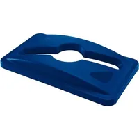 Rubbermaid Slim Jim Deckel für Recycling-Mix, blau