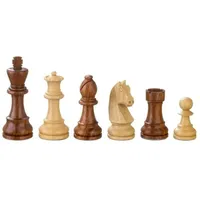 Philos Schachfiguren Artus, Königshöhe 110 mm, gewichtet, in Setup Box