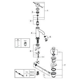 Grohe Essence S-Size Einhandmischer chrom 23589001