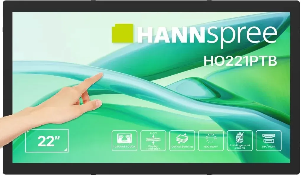 Hannspree HO221PTB Signage-Display Digital Signage Flachbildschirm 54,5 cm (21.4