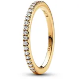 Pandora Damenring Funkelndes Band Goldfarben, 50/15,9