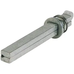 HOPPE VK Profilstift FEI-Spindel 4-KT.8x90mm Fe verz.geteilt - 515066