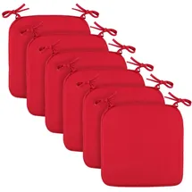 BestLivings Sitzauflage 38 x 38 x 2 cm rot 6-tlg.