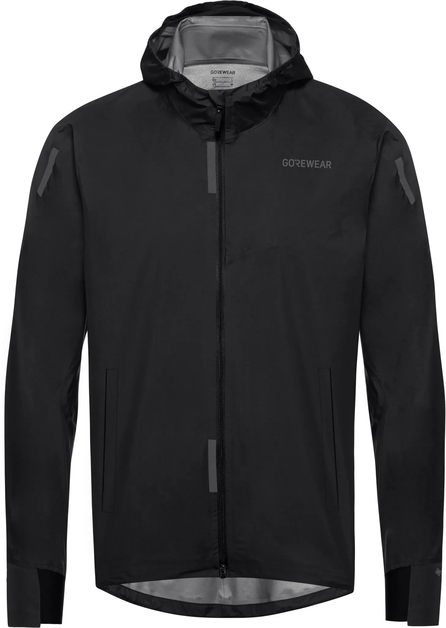 GOREWEAR CONCURVE GORE-TEX Laufjacke Herren in black, Größe XL - schwarz