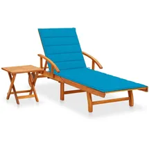 vidaXL Sonnenliege 61 x 67 x 20 cm Blau