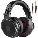 OneOdio Over Ear Kopfhörer mit Kabel, HiFi Studiokopfhörer mit Hi-Res, 50mm Treiber, Share-Port, Große Ohrmuscheln, 6,35 & 3,5mm Klinke, Geschlossene DJ Headphones für Podcast, Handy, PC (Pro 50)