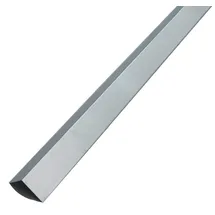 EXCOLO Alu Winkelblech 50x50 mm, 2m Länge, 0,8mm Aluminium Kantblech, L-Winkel 90°, Alu Blank Natur mit UV-Schutzfolie, Fassadenverkleidung, Dachabdeckung, Mauerabdeckung, Wandabdichtung, Made in Germany