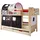 TICAA Etagenbett Marcel 90 x 200 cm inkl. Vorhang Kiefer massiv natur pirat/schwarz/weiß