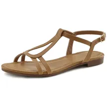 VIVANCE Sandale Damen camelfarben 38