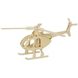 Marabu KiDS Hubschrauber, 3D-Puzzle, 32 (bemalbar) Teile