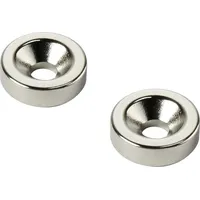 TRU Components D10T3-M3 Permanent-Magnet Ring (Ø x H) 10 mm x 3 mm N35 Grenztemperatur (max.): 80
