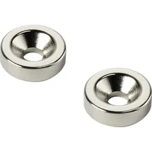 TRU Components D10T3-M3 Permanent-Magnet Ring (Ø x H) 10 mm x 3 mm N35 Grenztemperatur (max.): 80