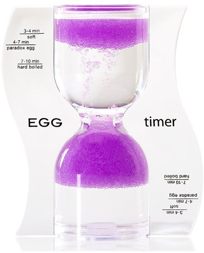 Paradox Egg Timer, Light Purple, Kunststoff, 7,5cm