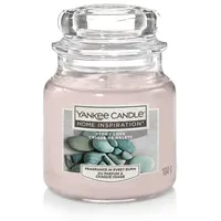 Yankee Candle Duftkerze Kleines Glas Stony Cove 104 g grau/rosa