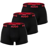 Hugo Herren Boxershort 3er Pack Trunk Triplet Nebula, Trunk, Black1, L