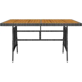 vidaXL Garten-Essgruppe 7-tlg. Grau