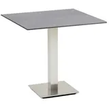 Niehoff Bistro Tisch quadratisch 95x95cm, HPL Beton-Design
