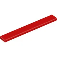 50 Stück LEGO, Teil Nr. 4162 in Rot (Red)