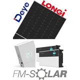 Solarpaket 15,48kWp Hybrid-Wechselrichter, Panel LONGI SOLAR 430W, Batterie 0%