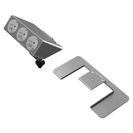 Kalb Material Für Möbel Luxor 3-fach 2 m Grau 2 St.