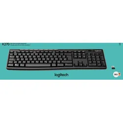 Logitech Tastatur K270 sw