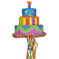 Amscan - PINATA PULL Birthday Cake