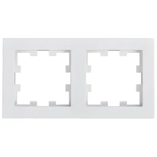 Panasonic WDTF00022WH Karre Plus 55 Abdeckrahmen 2-fach reinweiß