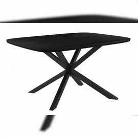 SIT Möbel Esstischplatte 200 x 3 x 100 cm schwarz