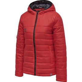 hummel Hmlnorth Quilted Hood Jacket Woman - Rot - XS