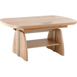 Couchtisch HELA "Fabian", braun (sonoma eiche), Tische, Couchtisch, mit Funktion, ausziehbar und höhenverstellbar