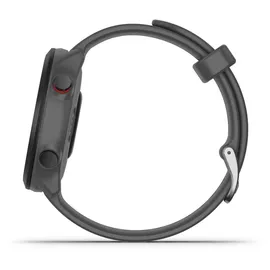 Garmin Forerunner 55 mit Silikon-Wechselarmband dunkelgrau/schwarz