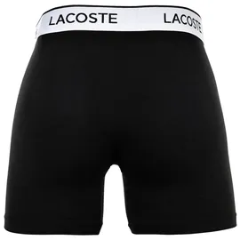 Lacoste Boxershorts Cotton Stretch Schwarz XL 3er Pack