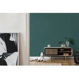 A.S. Création Vliestapete Attractive 2 Uni petrol B/L: ca. 53x1005 cm, - gruen