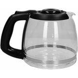 Russell Hobbs Ersatzglaskanne [für Kaffeemaschine Grind&Brew Chester / Victory 22000-56] Kaffeekanne Glas für Filterkaffeemaschine 200080, Schwarz / Weis