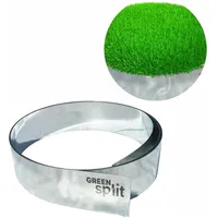 green split Rasenkante Metall 1000 x 25 cm silber