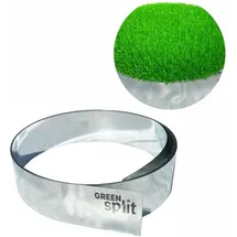 green split Rasenkante Metall 1000 x 25 cm silber