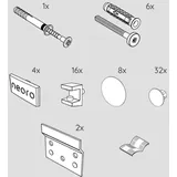 neoro n50T46 Befestigungs-Set für Hochschrank, BL000798,