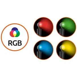 LINK2HOME WiFi LED Außen-Strahler 3+3 x 1W anthrazit