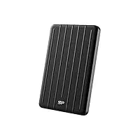 Silicon Power Externer SSD Bolt B75 Pro USB 3.1 Gen 2 mit USB-C auf USB-C/USB-A Kabel, 1 TB, Schwarz