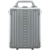 Aleon Aluminum Vertical Aktenkoffer 24 cm Laptopfach silberfarben
