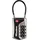 Master Lock TSA Zahlenschloss mit flexiblem Bügel, Nickel, 9,3 x 3,6 x 1,5 cm