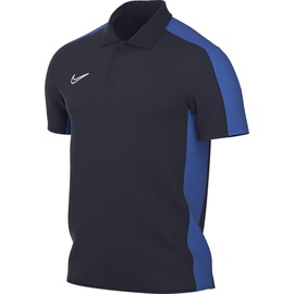Nike Herren M NK DF ACD23 Polo SS Shirt, Obsidian/Royal Blue/White, XL
