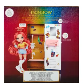 Rainbow High Locker and Doll Playset (inklusive Puppe Pinkly Page)