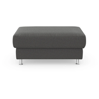 Stauraumhocker SIT & MORE "Apulia", grau, B:104cm H:48cm T:71cm, Webstoff (100% Polyester);Struktur weich ( 90% Polyester, 10% Polyamis, );Luxus-Microfaser Euphoria (100% Polyester);Samtoptik (100% Polyester), Hocker, mit Stauraum