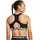 Under Armour HeatGear Armour Mid Support Sport-BH Damen 001 black/white L